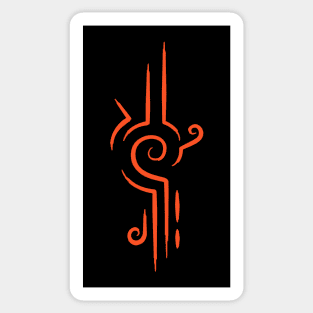 Mystic Glyph Red Sticker